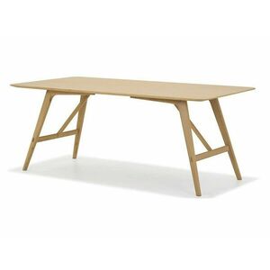 Asztal Springfield B102, Világosbarna, 75x95x180cm, Természetes fa furnér, Váz anyaga, Tölgy kép