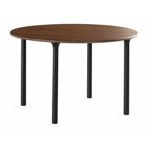 Asztal Springfield C100, Barna, 76cm, Természetes fa furnér, Váz anyaga, Dió kép