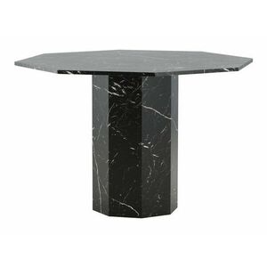 Asztal Dallas 2465, Fekete márvány, 75cm, Közepes sűrűségű farostlemez kép