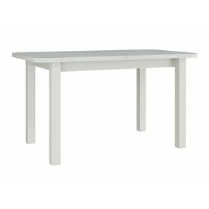 Asztal Victorville 123, Fehér, 76x80x140cm, Hosszabbíthatóság, Laminált forgácslap, Váz anyaga, Részben összeszerelt, Bükkfa kép