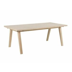 Asztal Oakland C103, Világos tölgy, 74.6x95x200cm, Laminált forgácslap, Természetes fa furnér, Fa, Laminált forgácslap kép