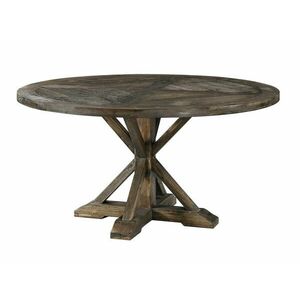 Asztal Riverton 769, Sötét erdő, 76cm, Asztallap anyaga, Váz anyaga, Fenyő kép