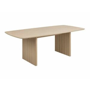 Asztal Oakland 1025, Tölgy, 75x105x220cm, Közepes sűrűségű farostlemez, Természetes fa furnér, Természetes fa furnér, Közepes sűrűségű farostlemez kép