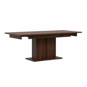 Asztal Orlando AL109, Dió, 76.5x90x160cm, Hosszabbíthatóság, Laminált forgácslap kép
