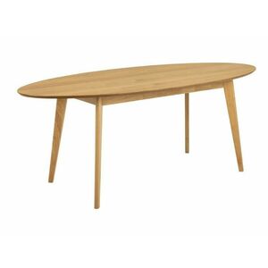 Asztal Oakland 1030, Tölgy, 76x90x200cm, Természetes fa furnér, Közepes sűrűségű farostlemez, Váz anyaga kép