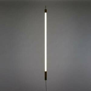 SELETTI LED-es lámpatest Linea, fehér, fa részletek, univerzális kép