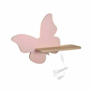 Rózsaszín gyerek lámpa Butterfly – Candellux Lighting kép