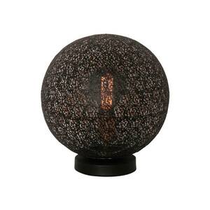 Oronero asztali lámpa, Ø 30 cm, fekete/arany színű, fém kép