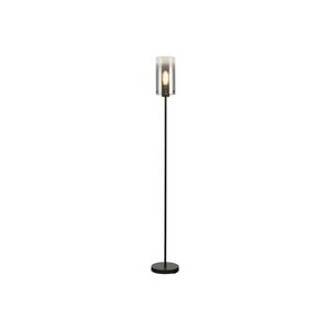 Ventotto állólámpa, fekete/füst, magasság 165 cm, fém/üveg kép