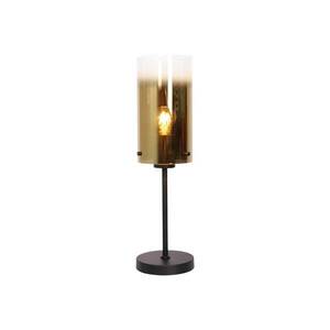 Ventotto asztali lámpa, fekete/arany, magasság 57 cm, fém/üveg kép