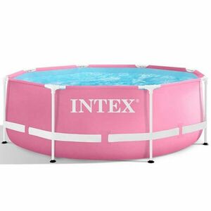 INTEX MetalSet medence 244 x 76 cm, rózsaszín (28292) kép