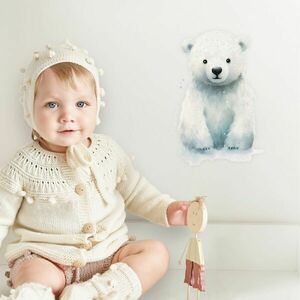 Kis jegesmedve - matrica gyerekeknek kép