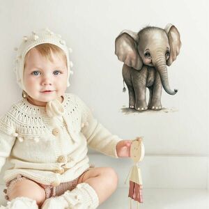 Elefánt - öntapadós gyerekszobamatrica kép