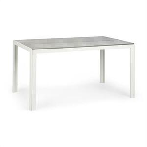 Blumfeldt Bilbao, kerti asztal, 150 x 90 cm, polywood, alumínium, fehér/szürke kép