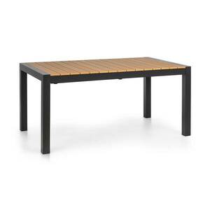 Blumfeldt Menorca Expand, kerti asztal, 163 x 95 cm, alumínium, polywood, teakfa kép