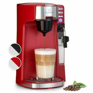 Klarstein Baristomat 2 az 1-ben, teljesen automata kávéfőző, kávé, tea, tejhabosító, 6 program kép