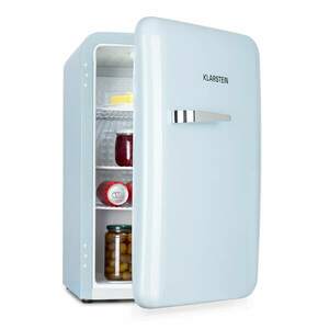 Klarstein Audrey Retro, hűtőszekrény, 70 liter, 3 polc, 2 rekesz az ajtóban, belső világítás kép
