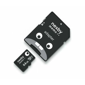 Nexby MicroSDXC 64GB U3 100MB/s + SD adapter kép