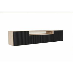 LENONA TV asztal, 200x42x41, tölgy artisan/fekete kép