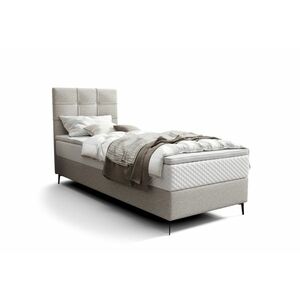 ILANO comfort kárpitozott boxspring ágy, 90x200, aragon 80, balos kép