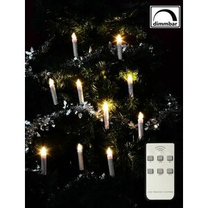 NEXOS Karácsonyfa gyertyák vezeték nélküli 10 db kép