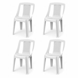 Burco Kerti szék Fehér - 4 DB kép