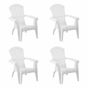 Ramla Kerti szék Fehér - 4db kép