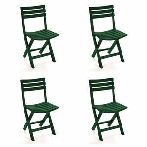 Simon összecsukható szék Zöld - 4db kép