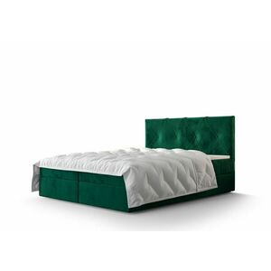 Atlea Boxspring ágy matraccal 140x200 (Bonell) zöld kép