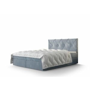 Atlea Boxspring ágy matraccal 160x200 (Bonell) világoskék kép