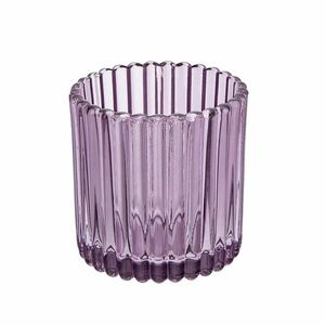 Altom Tealight üveg gyertyatartó teagyertyához, átmérő 8, 5 cm, lila kép