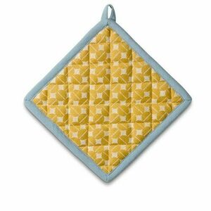 Kela SVEA négyzet alakú edényalátét, 100% pamut, sárga-kék kép
