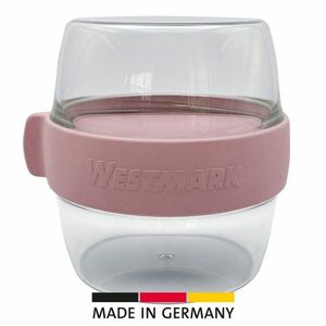 Westmark MAXI kétrészes uzsonnás doboz, 700 ml, rózsaszín kép