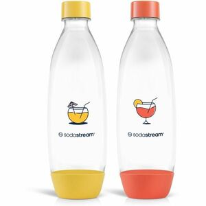 Sodastream Fuse Orange/Yellow palack 2x 1 l , mosogatógépben mosható kép