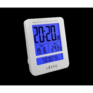 Digitális Lavvu Duo White LAR0020 ébresztőóra, 9, 2 cm kép