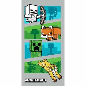 Minecraft állatok gyerek törölköző, 70 x 140 cm kép