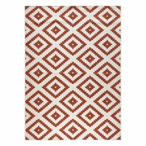 Malta barna-krémszínű kültéri szőnyeg, 120 x 170 cm - NORTHRUGS kép