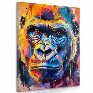 Kép gorilla festmény utánzata kép