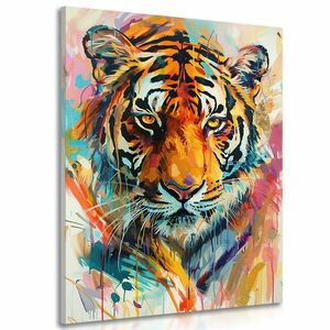 Kép tigris festmény utánzata kép