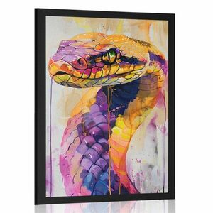 Plakát kígyó festmény utánzata kép