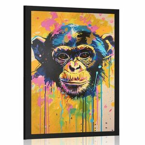 Plakát majom festmény utánzata kép