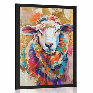 Plakát bárány festmény utánzata kép