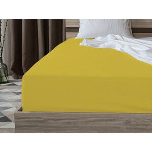Jersey EXCLUSIVE sárga lepedő 90x200 cm Grammsúly (rost sűrűség): Lux (190 g/m2) kép