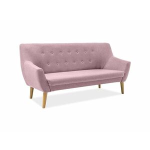 AMBER rózsaszín 3 személyes kanapé kép