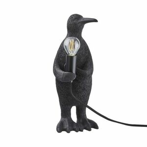 RINALDO pingvin formájú asztali lámpa, 34 cm kép