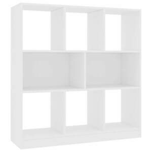 vidaXL fehér szerelt fa könyvszekrény 97, 5 x 29, 5 x 100 cm kép