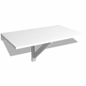 vidaXL összecsukható fehér fali asztal 100 x 60 cm kép