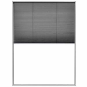vidaXL pliszé ablak szúnyogháló alumíniumból 60 x 80 cm kép