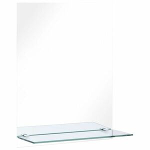 vidaXL edzett üveg falitükör polccal 50 x 70 cm kép