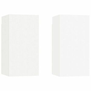 vidaXL 2 db fehér szerelt fa TV-szekrény 30, 5 x 30 x 60 cm kép